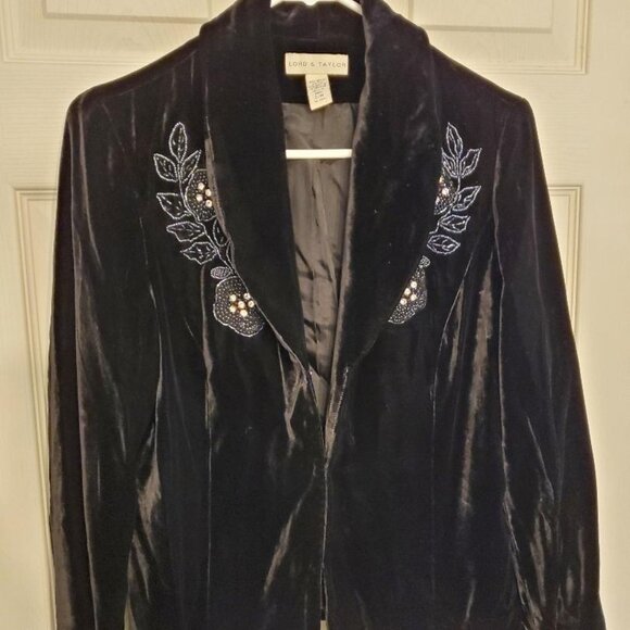 Lord & Taylor Jackets & Blazers - Velvet Blazer